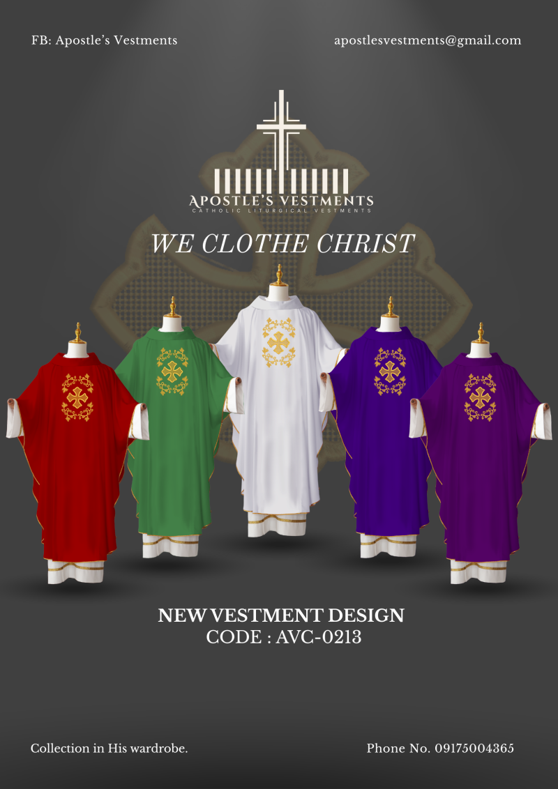 EMBROIDERED CHASUBLE (AVC-0213)