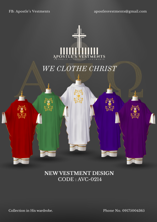 EMBROIDERED CHASUBLE (AVC-0214)