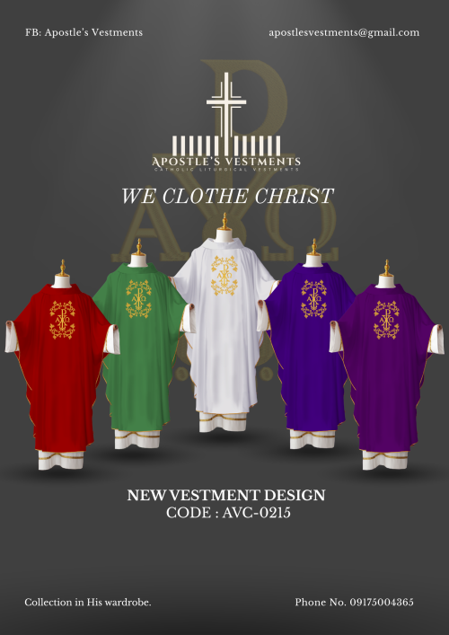 EMBROIDERED CHASUBLE (AVC-0215)