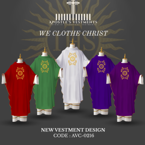 EMBROIDERED CHASUBLE (AVC-0216)