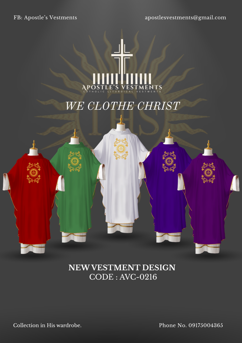 EMBROIDERED CHASUBLE (AVC-0216)