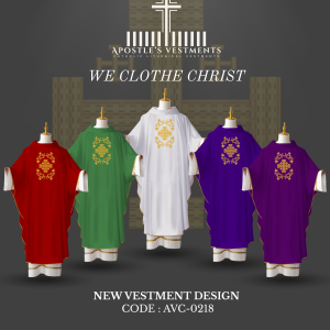 EMBROIDERED CHASUBLE (AVC-0218)