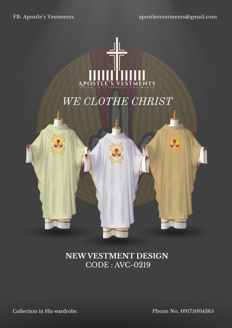 EMBROIDERED CHASUBLE (AVC-0219)