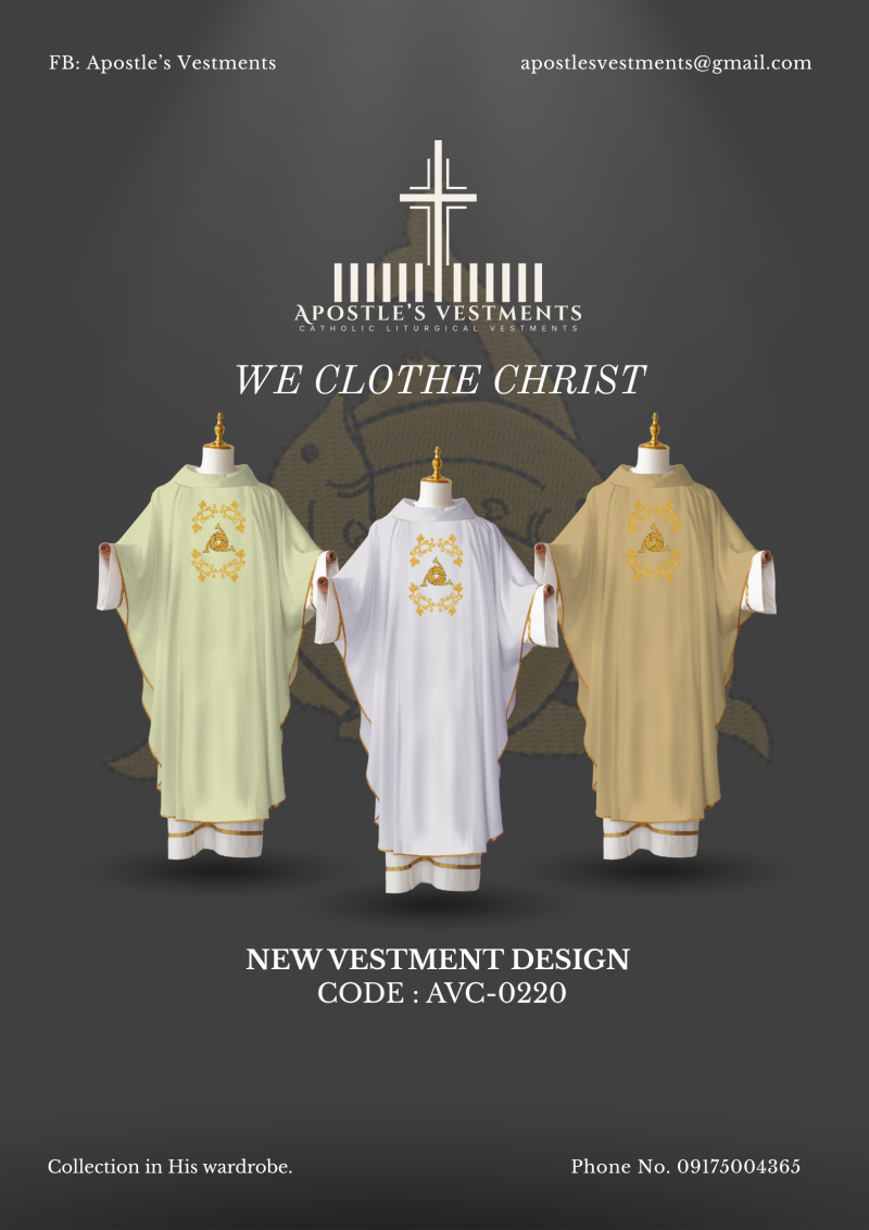 EMBROIDERED CHASUBLE (AVC-0220)