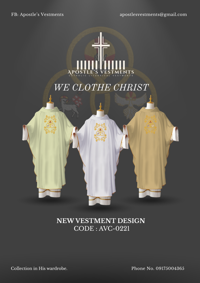 EMBROIDERED CHASUBLE (AVC-0221)