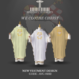 EMBROIDERED CHASUBLE (AVC-0222)