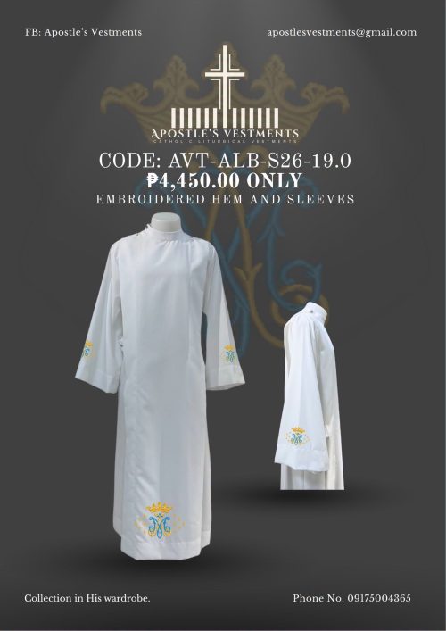 alb 19 APOSTLE’S VESTMENT ALB DESIGN (AVT-ALB-26-19.0)