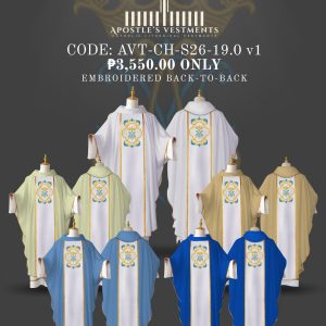 APOSTLE’S VESTMENT CHASUBLE DESIGN (AVT-CH-26-19.0)