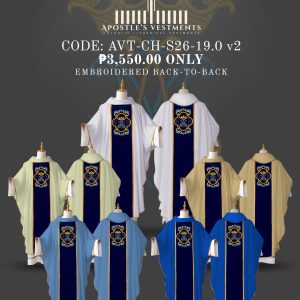 APOSTLE’S VESTMENT CHASUBLE DESIGN (AVT-CH-26-19.0)