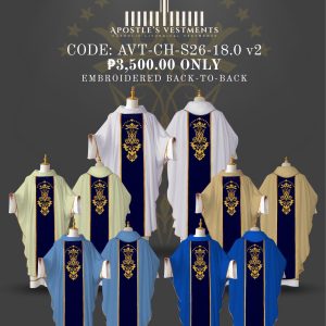 APOSTLE’S VESTMENT CHASUBLE DESIGN (AVT-CH-26-18.0)