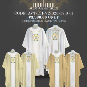 APOSTLE’S VESTMENT CHASUBLE V2 DESIGN (AVT-CH-V2-26-19.0)