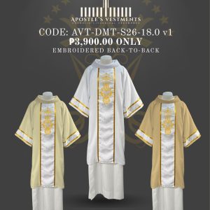 APOSTLE’S VESTMENT DALMATIC DESIGN (AVT-DMT-26-18.0)