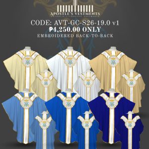 APOSTLE’S VESTMENT GOTHIC CHASUBLE DESIGN (AVT-GC-26-19.0)