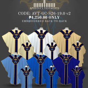 APOSTLE’S VESTMENT GOTHIC CHASUBLE DESIGN (AVT-GC-26-19.0)
