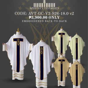 APOSTLE’S VESTMENT GOTHIC CHASUBLE V3 DESIGN (AVT-GC-V3-26-18.0)